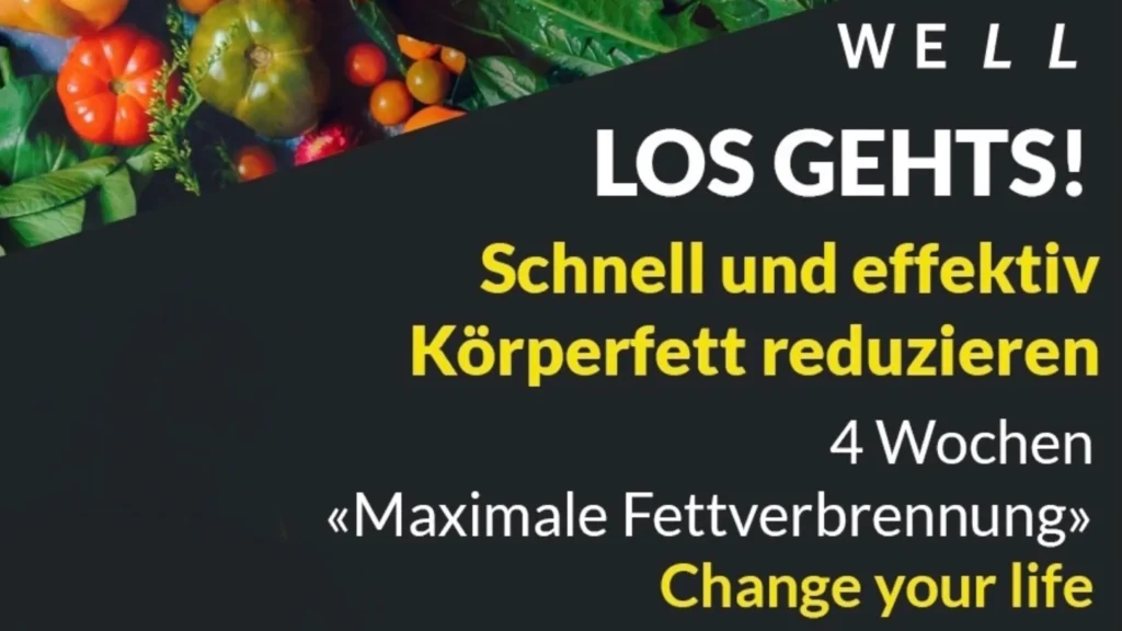 WELL 4 Wochen Programm