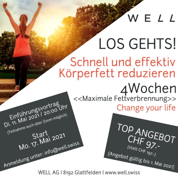 4 Wochen maximale Fettverbrennung