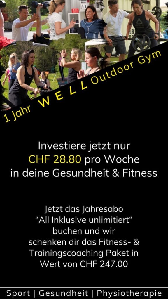 Investiere in deine Gesundheit