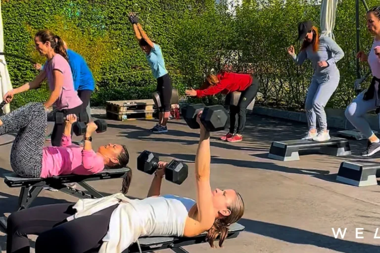Training Outdoor im Spätherbst