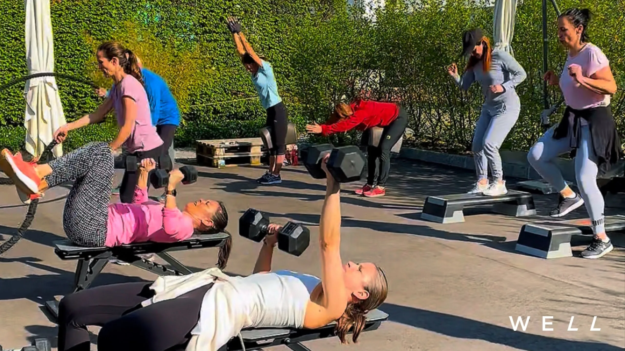 Training Outdoor im Spätherbst